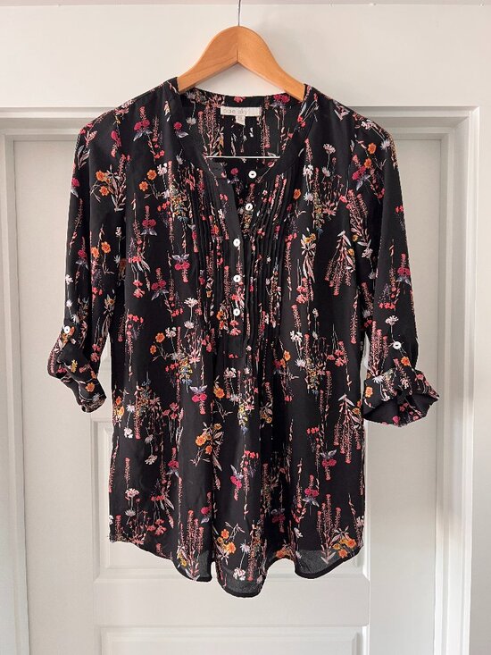 Pale Sky Tops - Pale Sky Maternity Blouse Size XS